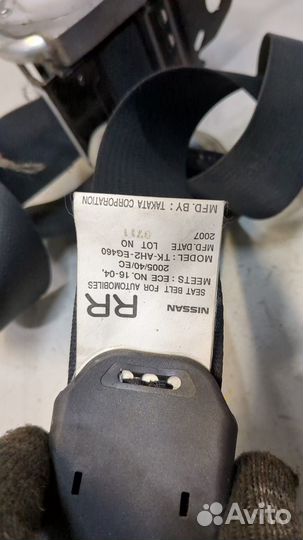 Ремень безопасности Nissan X-Trail (T31), 2008