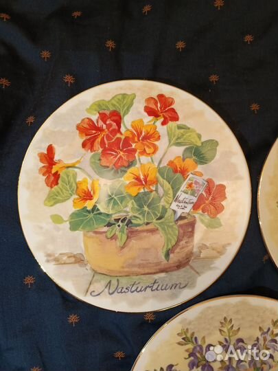 Набор декоративных тарелок Чехия