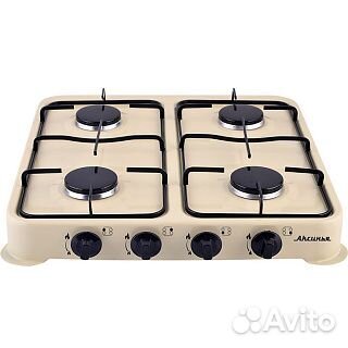 Газовая плита настольная 4-конфорочная Аксинья
