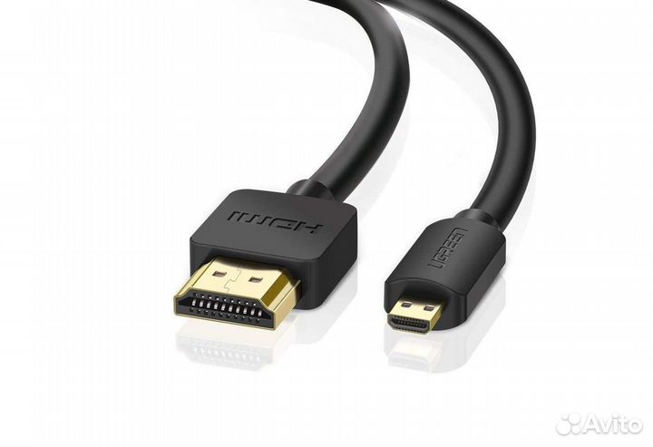 Кабель Hdmi - micro Hdmi, 1.5 метра, v2.0, Hoвый