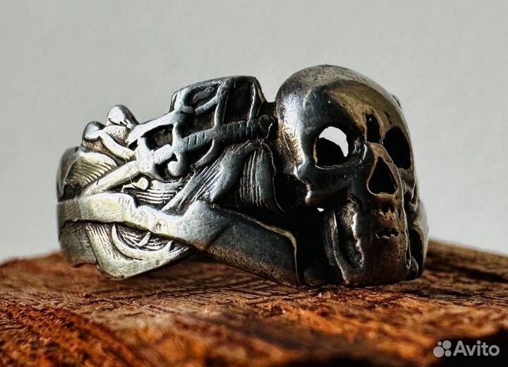 Кольцо перстень риа царское серебро 84 проба