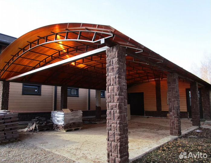 Навесы с установкой