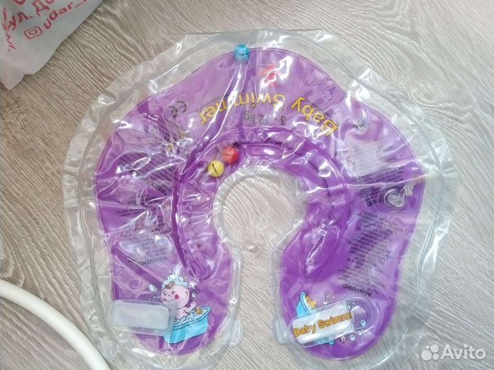 Круг на шею для купания и водяной матрасик