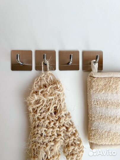 Крючки самоклеящиеся (комплект 4 шт)