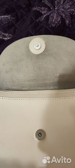 Рюкзак белый кожаный новый