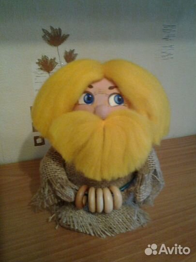 Текстильная кукла. Сувенир. Домовенок