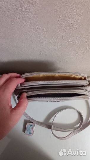 Сумочка женская серая среднего размера