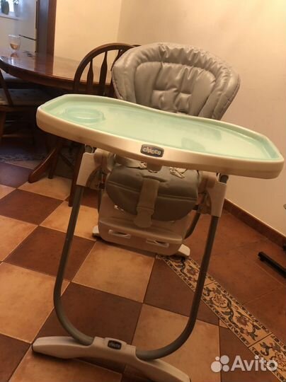 Стульчик для кормления chicco polly magic