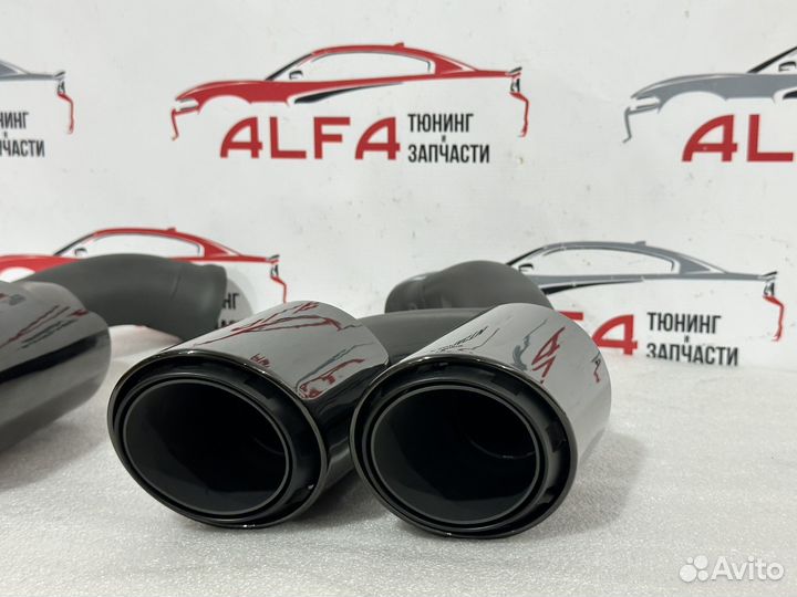 Насадки на глушитель Porsche cayenne 957