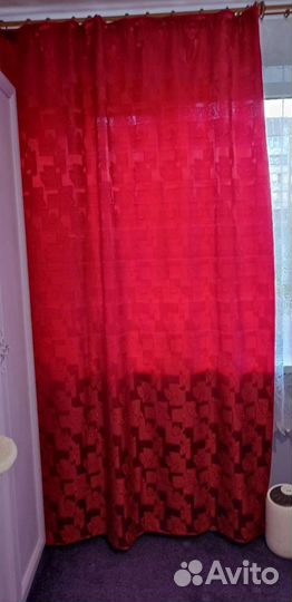 Шторы 2 комплекта +подушки
