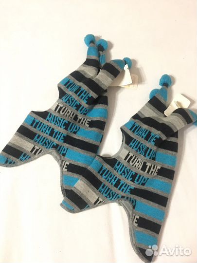 Шапка шлем для мальчика новая 44/46