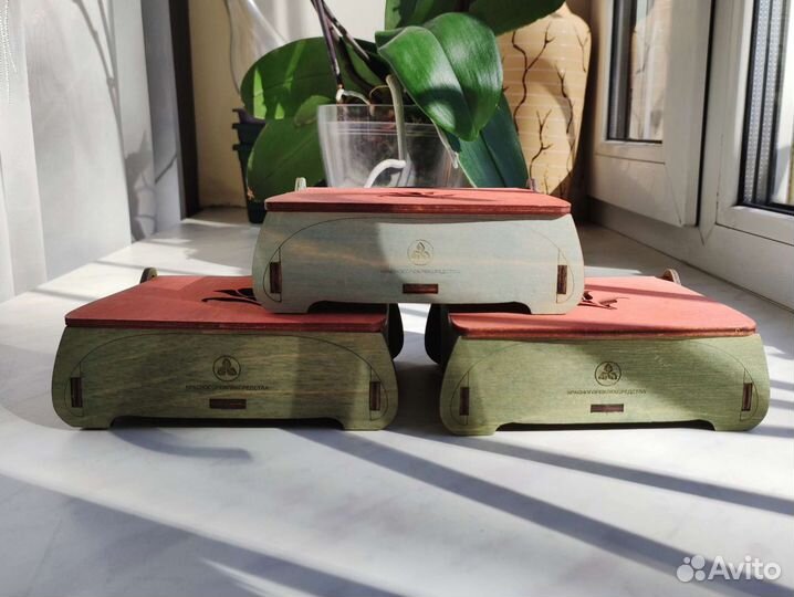 Новая шкатулка деревянная с резной крышкой