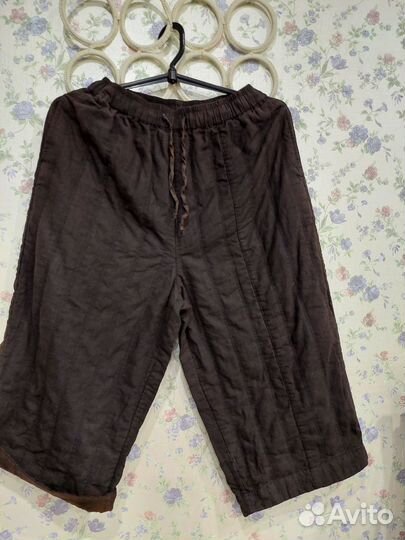 Теплые штаны кюлоты 52 54 размера