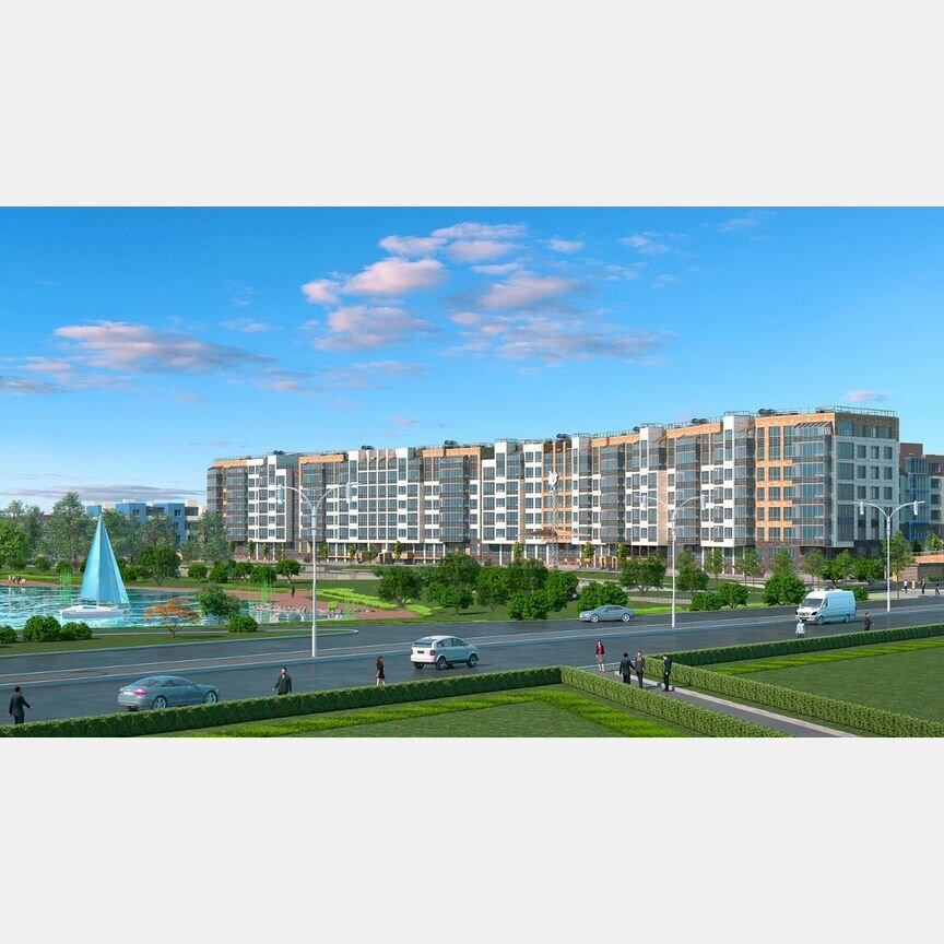 1-к. квартира, 47,4 м², 1/7 эт.