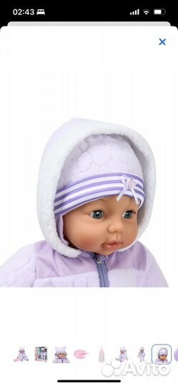 Кукла пупс новая