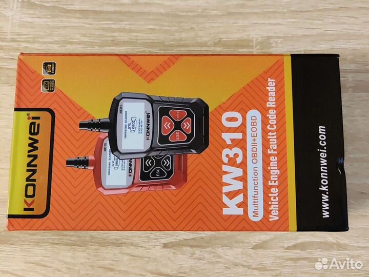 Obd2 сканер Konnewei KW310