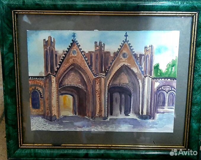 Картины,акварель.Кенигсберг