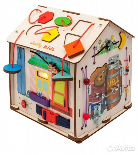 Бизиборд домик со светом