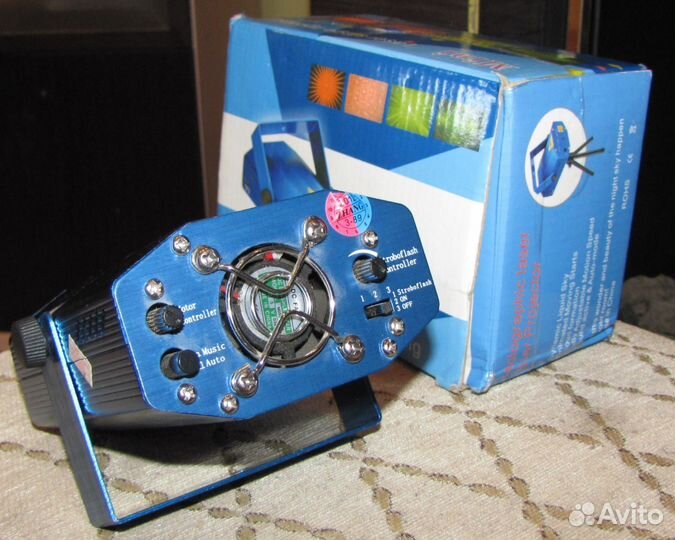 Лазер Светомузыка Pro Mini LED GR-150mW Mic Strob