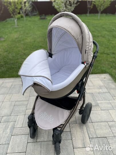 Универсальная коляска Rudis Sibis Leather (2 в 1)