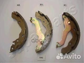 Колодки задн.бараб.Hyndai Lantra 96- gf592af J