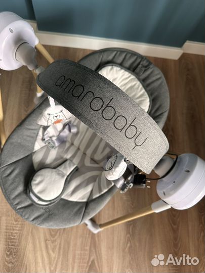 Детская качель amarobaby wooden swing