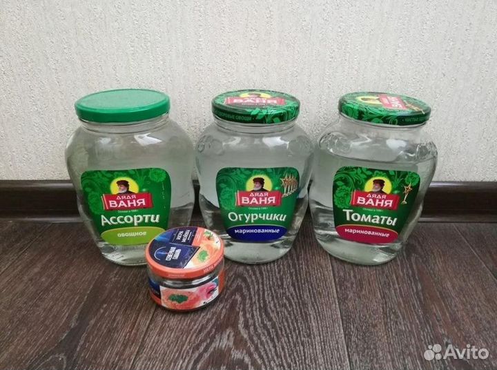 Банки стеклянные разные