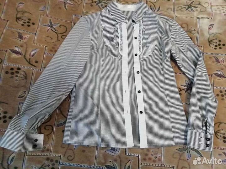 Рубашка на девочку(школа) 134р