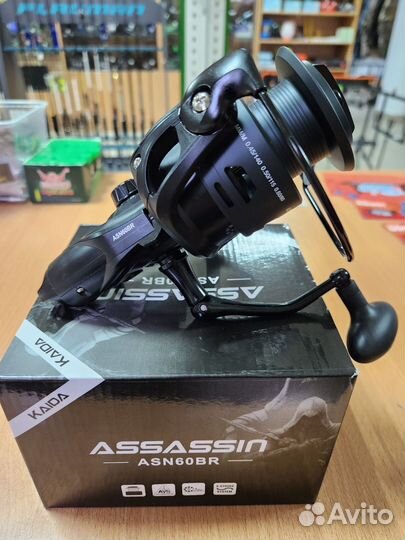 Катушка с байтраннером Kaida Assassin 60BR