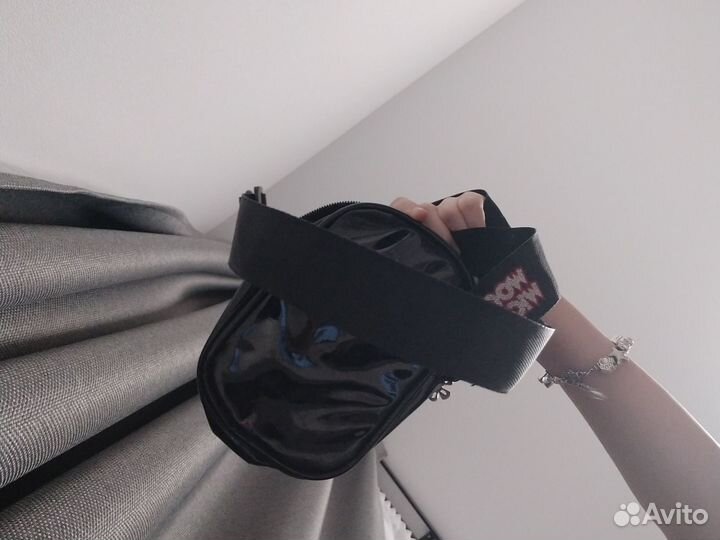 Сумка через плечо детская с микимаусом чёрная