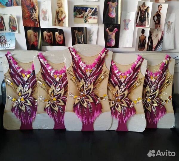 Купальники групповые для художественной гимнастики