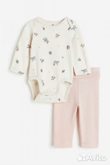 Комплект H&M боди и штанишки