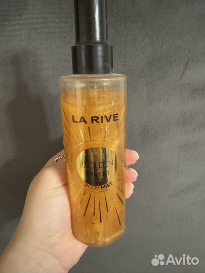Спрей la rive golden мерцающий