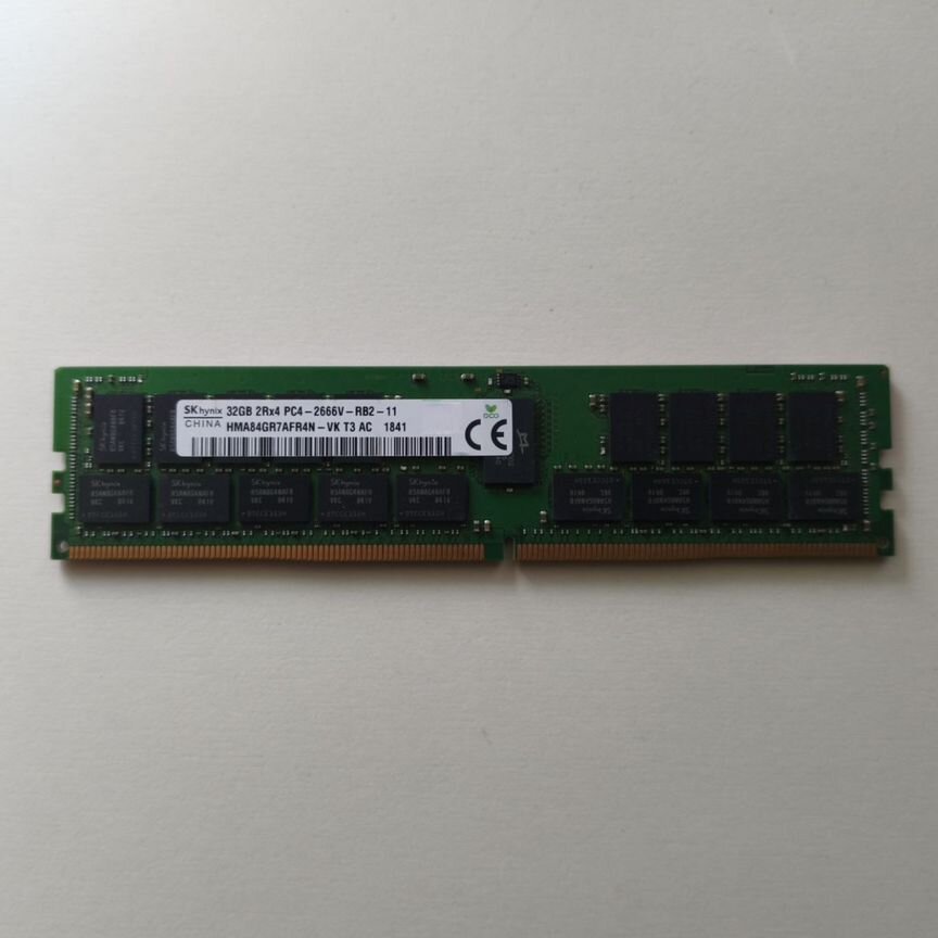 [PC4-2666] 32 Gb 2666 Mhz 2rx4 Rdimm Sk Hynix, Склад 9 Шт Pc4-2666