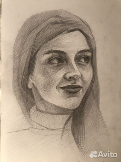 Портрет карандаш