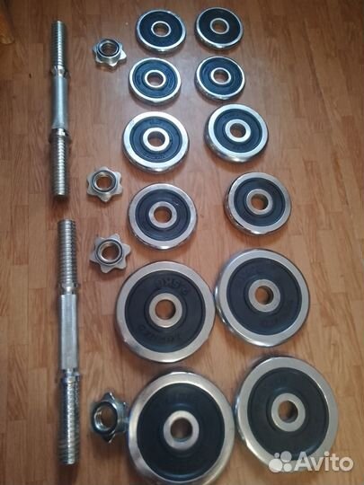 Гантели разборные