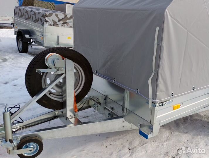 Прицеп 3.5х1.5.х1.5 на 15-дюймовых колёсах