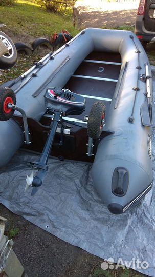 Лодка пвх 340 с мотором бу 3.5