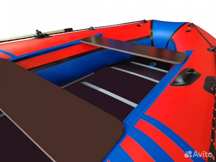 Лодка Annkor 350R; красно-синий