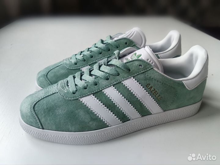 Adidas Gazelle 85 Semi Court Green White 38-39р