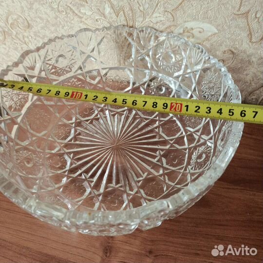 Ваза хрустальная большая СССР