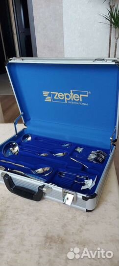 Zepter чемодан с набором столовых приборов новый