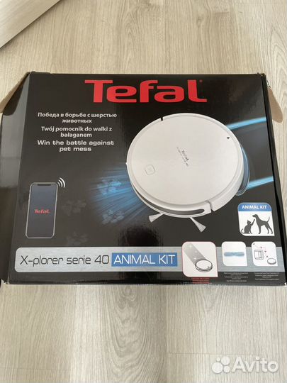 Робот пылесос tefal explorer serie 40