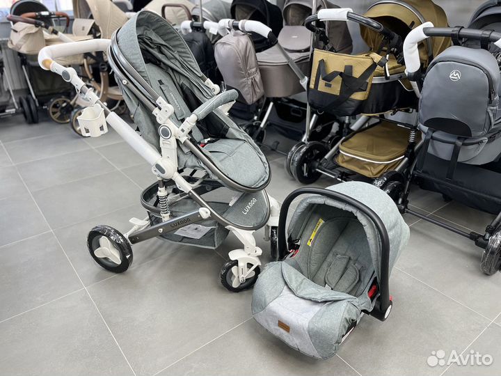 Коляска с рождения 3в1 с автолюлькой