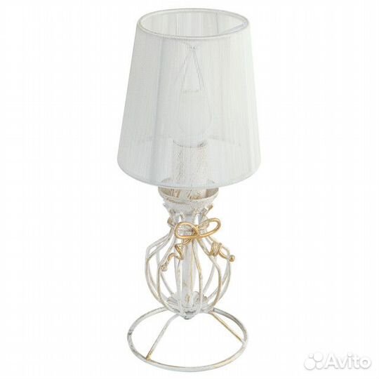 Лампа настольная vitaluce Net 1x40Вт Е14 металл бе