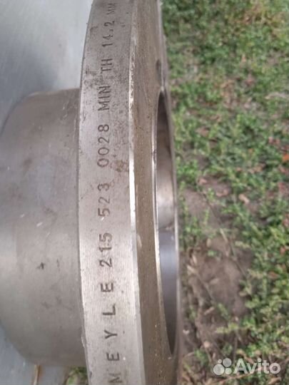 Задние тормозные диски пежо боксер 300 мм