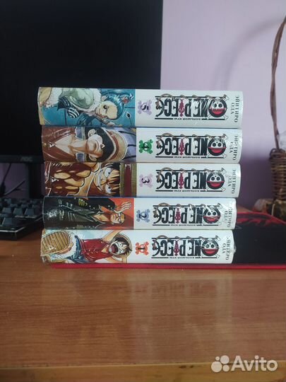 Манга ван пис 1-5 том, не вскрывались