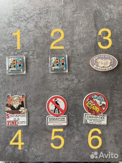 Магниты из Сингапура, Малайзии