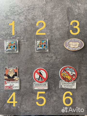 Магниты из Сингапура, Малайзии