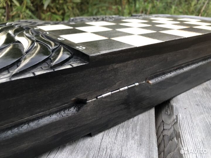 Шахматы шашки нарды 3 в 1